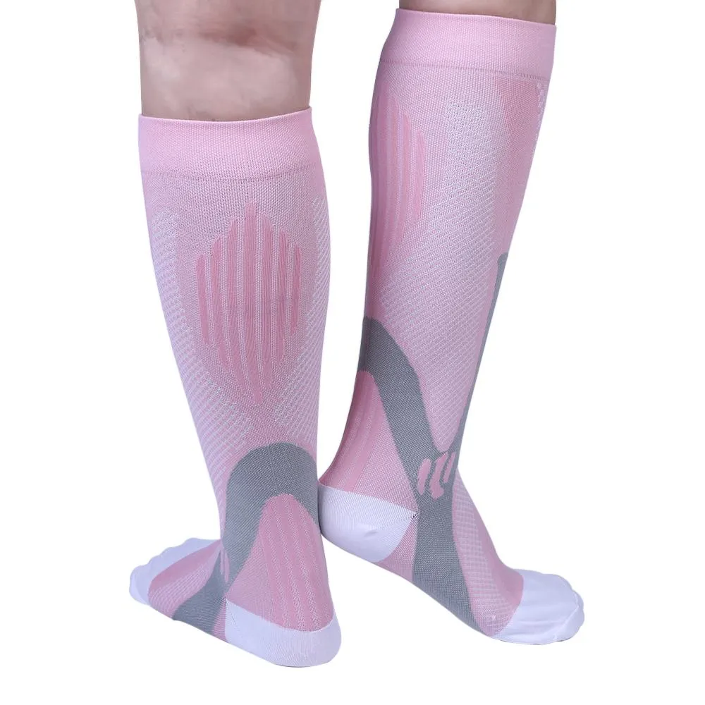 Compressie Sokken voor Mannen Dames Verpleegkundigen Medische Gegradueerde Nursing Travel Running Sports Socks