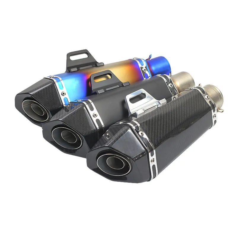 Silenziatore per tubo di scarico moto AKRAPOVIC modificato universale 36-51mm per Yamaha FJR1300 BWs 125 FZ07 09 FZ1 FZ8 FZ6R MT09 MT07