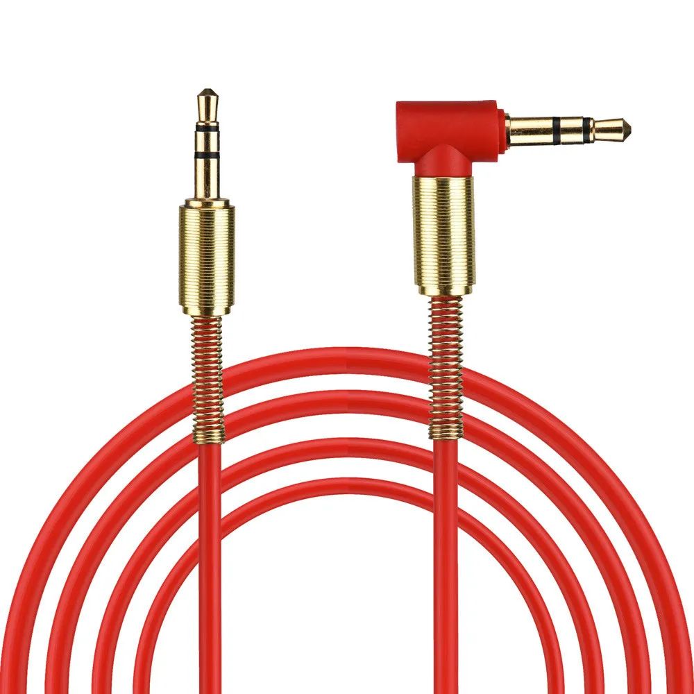 Câble audio auxiliaire universel de 3,5 mm câble AUX mince et souple pour casque stéréo de voiture à domicile