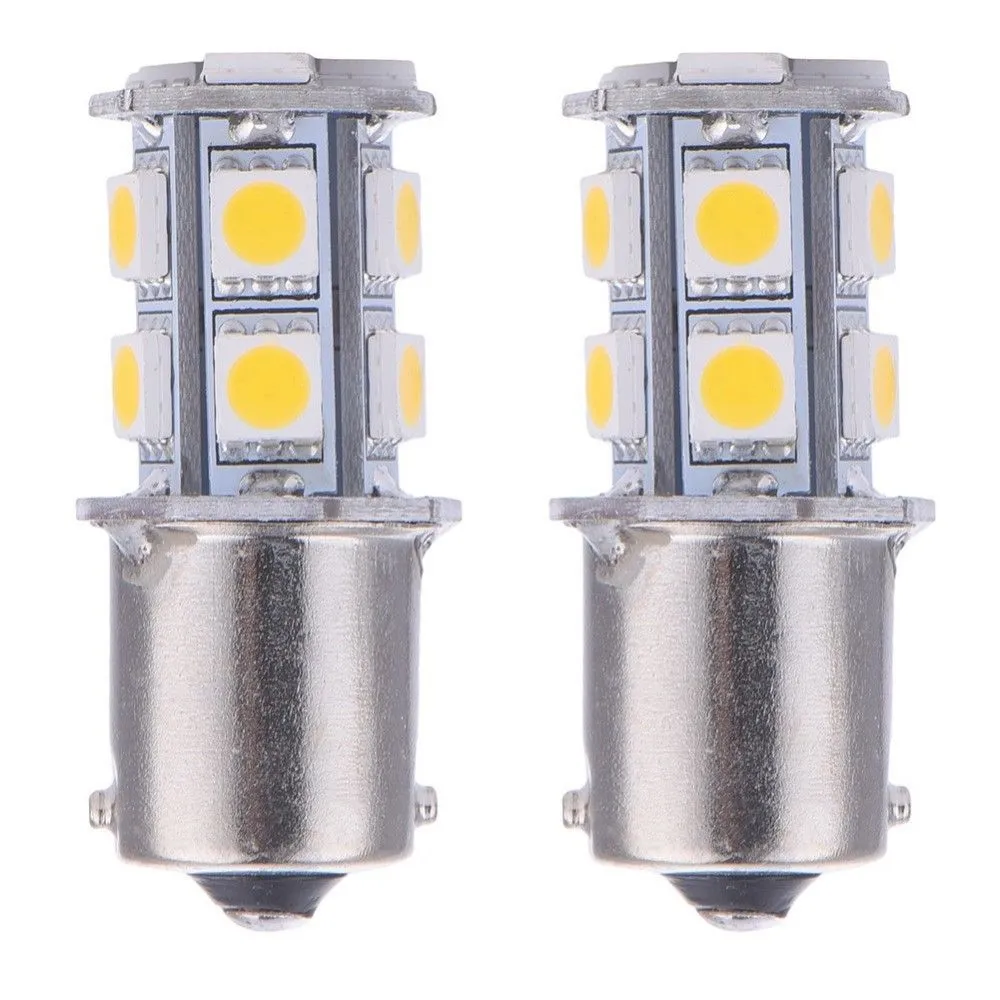 Warm White 1156 LED RV Camper Trailer 1141 Interior Light Bulbs 13SMD 12V3199475