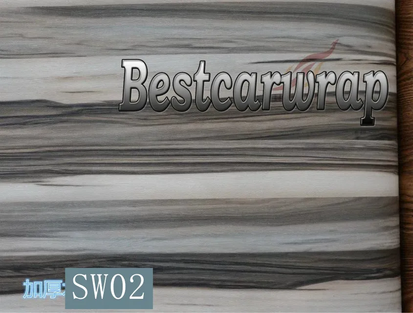 Teak Wood Grain Vinyl Wrap Film - Furniture & Car Cabinet Decal Sticker #1551