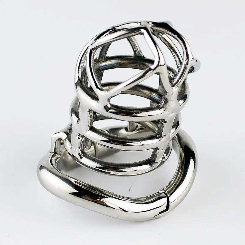 Penis Cage 83mm Length Chastity Cage Stainless Steel Male Chastity Device Cock Ring BDSM Sex Toys For Men