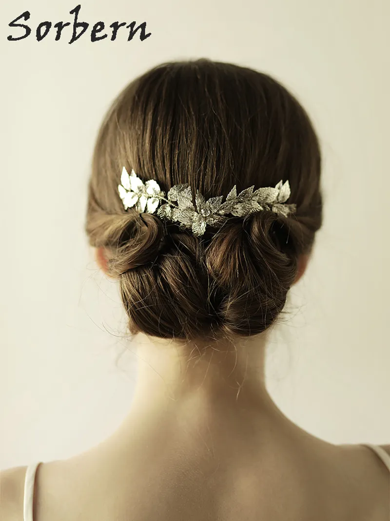 Sorbern Korean Style Bridal Headpieces 여성 헤어 핀 여성 모조리 아름다운 꽃 머리카락 빗 tiara 신부 머리 웨딩 access7938987