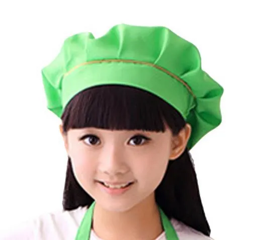 Милые дети, детская кухонная шляпа для выпечки, шляпа от шеф-повара ярких цветов, кепка 4964852