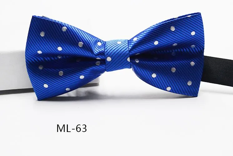 Fashion Bowtie 67 Färg Justera spännen Mäns rand Bowknot Neck Tie Occupational Tie för fars dag slips jul 240t