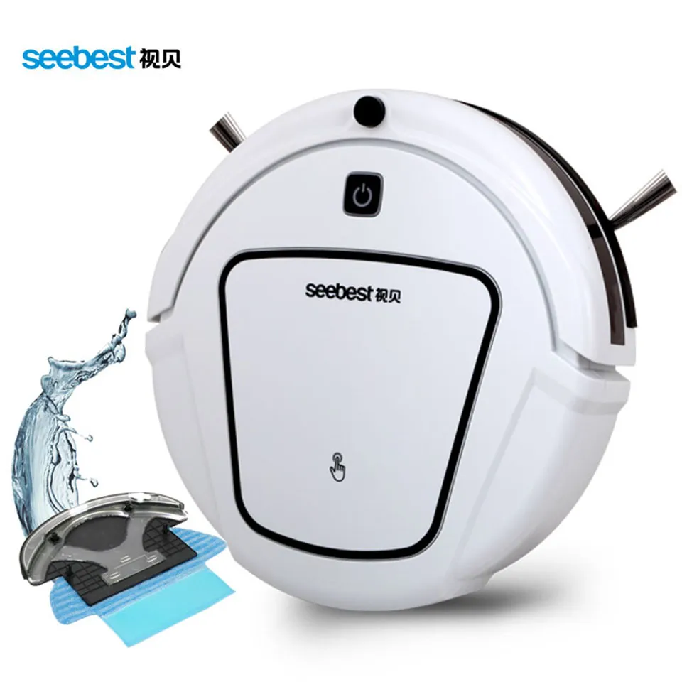 See D730 Clean Robot Aspirator with WetDry Mop Water Tank and Time Schedule Auto Recharge Smart Cleaner See D730 MOMO 209256503