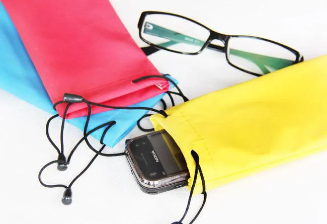 Лучшие продажи 18*9 см водонепроницаемый солнцезащитные очки сумка мягкие очки сумка очки кейс много цветов, смешанные стоимость доставки WA1478