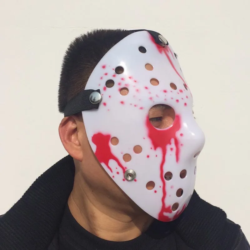 Yeni Kanlı Scream Korku Jason Maske Freddy Vs. Jason Katil Filmi Maske Tam Yüz Plastik Cosplay Performans Parti Kostüm