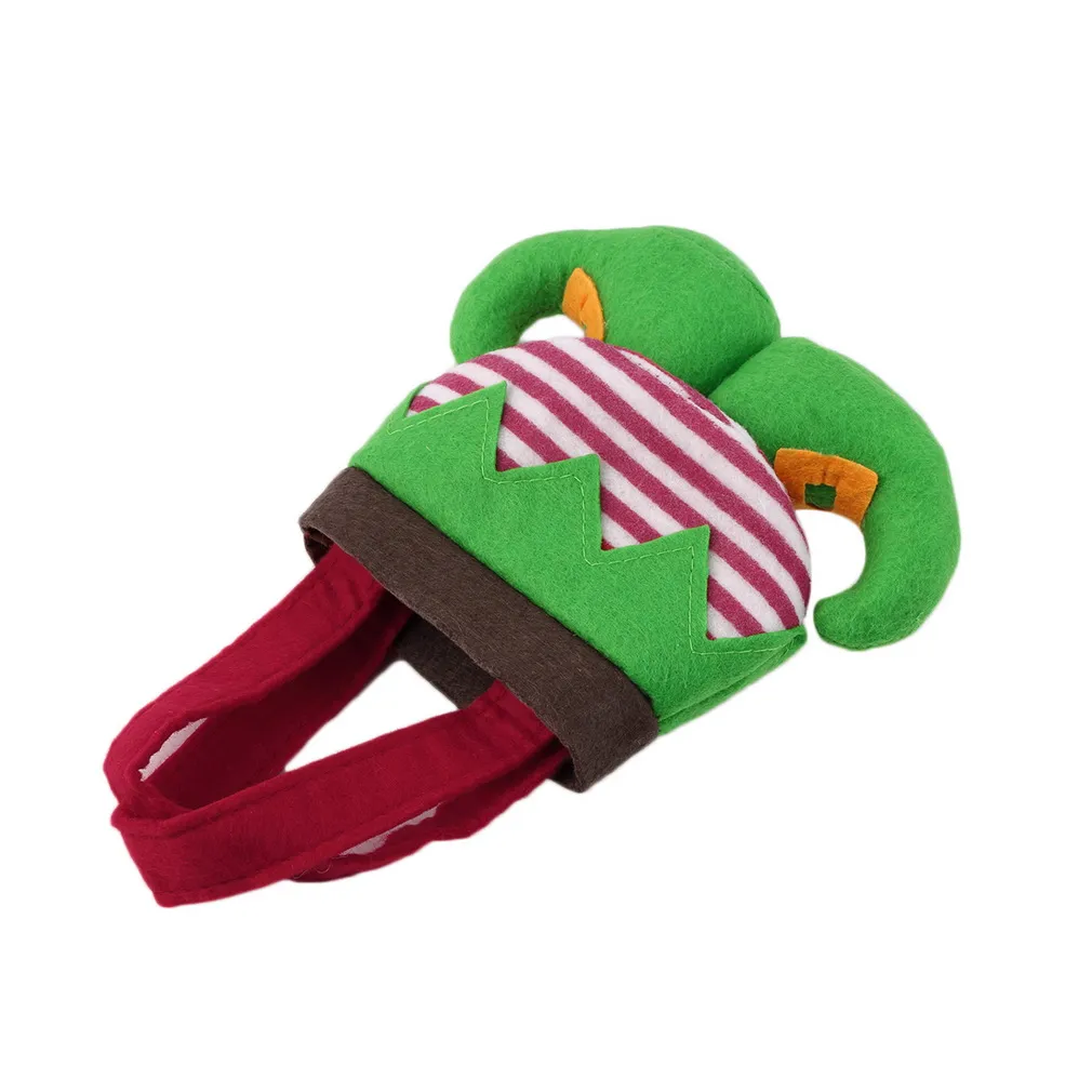 22x18 cm Fantaisie Santas Pantalon/Bonbons Elfes Cadeau De Noël Frabic Sac Petit Sac Bas De Remplissage Décoration De Noël