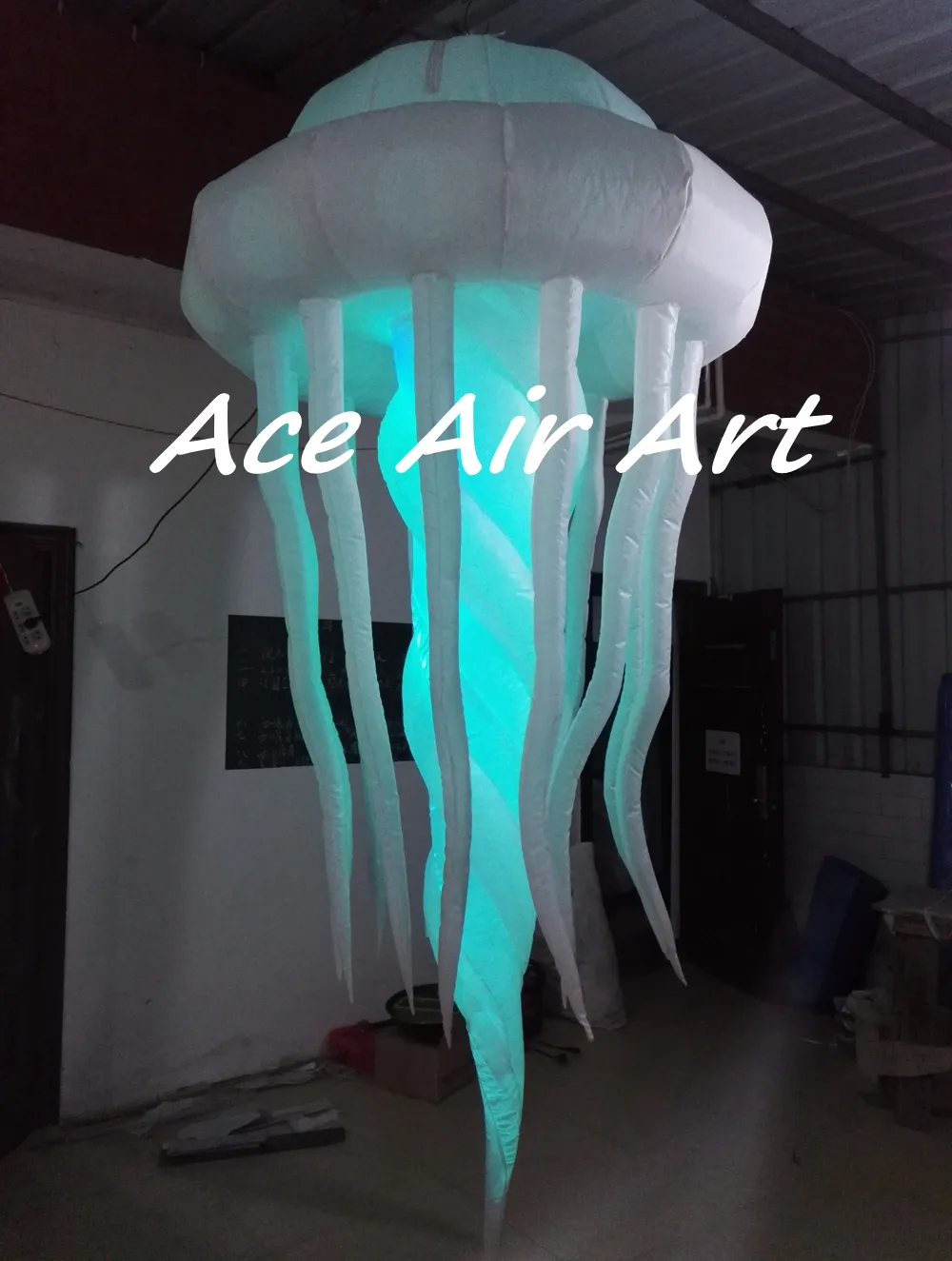 Inflatable Jellyfish LED Lamp Hanging Party Ceiling... From ...