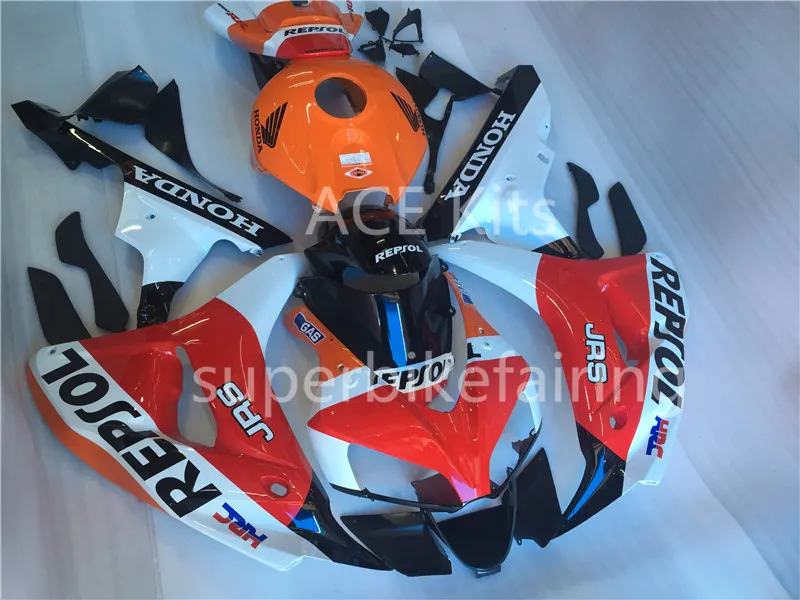 Kit de carénage de moto ABS, 3 cadeaux, pour Honda CBR1000RR 2004 2005 1000RR 04 05, carrosserie noir Orange rouge blanc AHA8