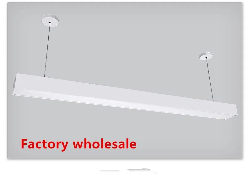 Darmowa Wysyłka 1500mm Oszczędność energii LED Wisiorek Linear Light 40W Oświetlenie biurowe Tube SMD2835 Hurtownia Najwyższej jakości LED LED