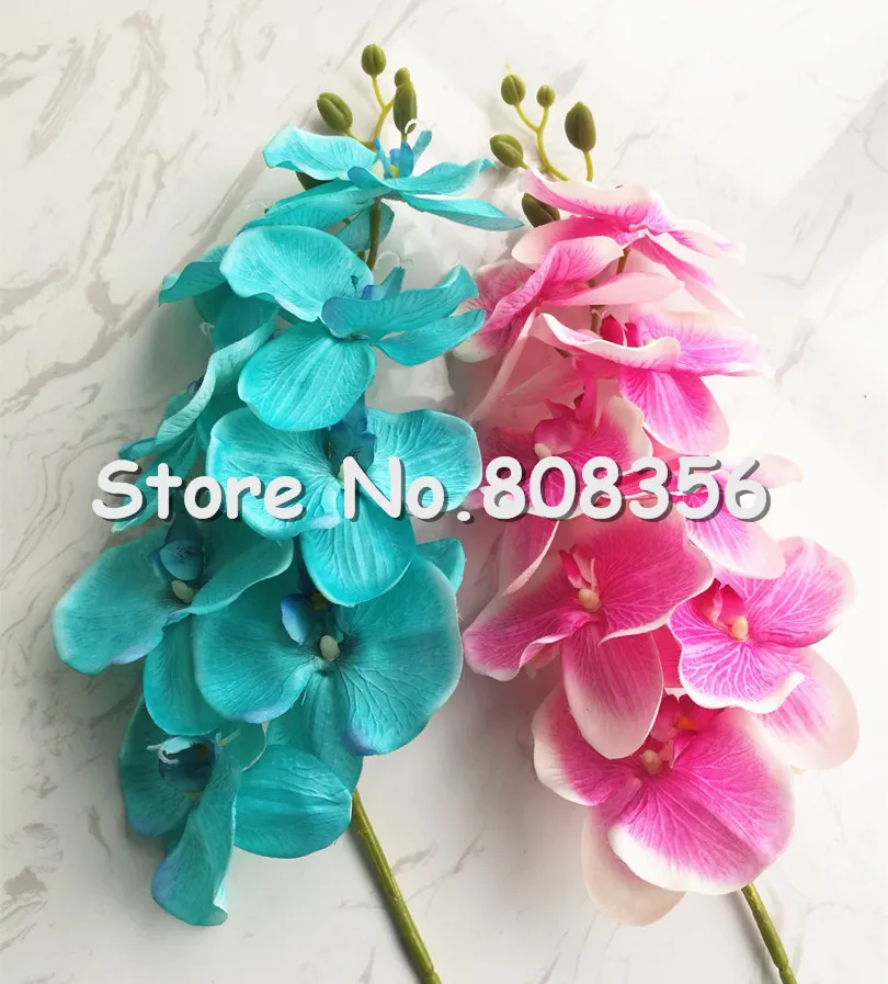Fake Orchid 108cm Long Stem Spring Orchid Artificial Floers Orchids