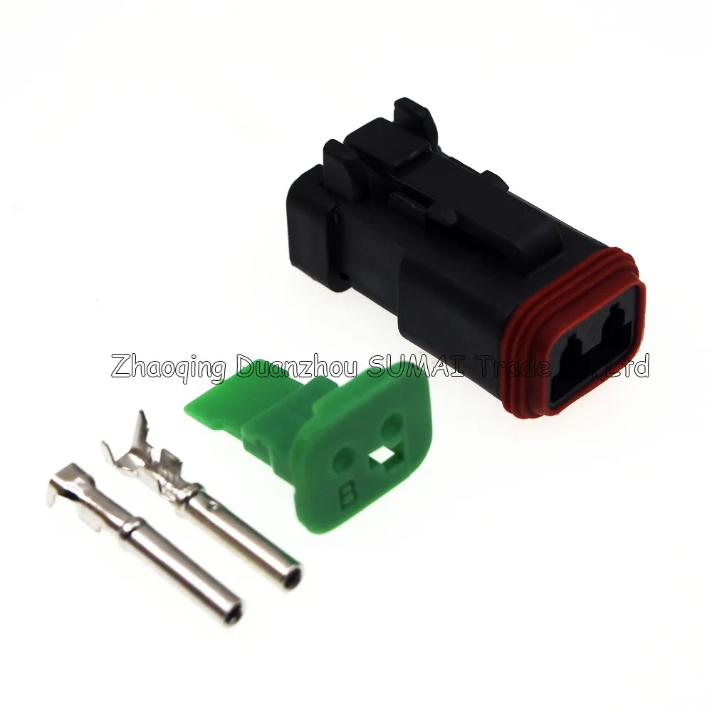 Deutsch DT06-2S-CE05 and DT04-2P-CE03 2Pin Engine/Gearbox waterproof electrical connector for BMW,Audi,VW car,etc.