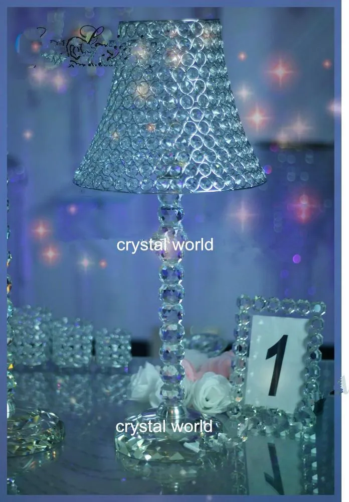 Akrylkristallblomma Stativ Tall Wedding Centerpieces, Tall Crystal Wedding Candelabra Centerpieces Bord