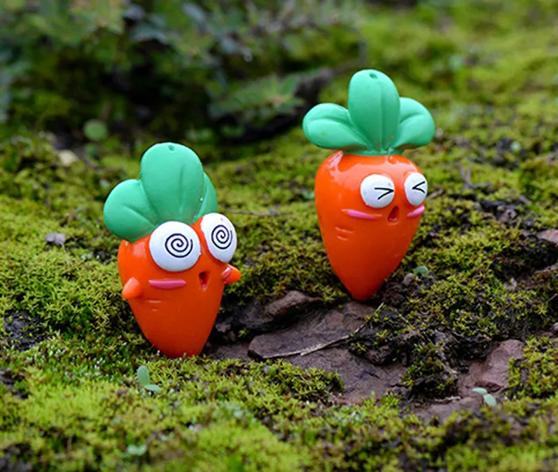 Carrot dolls miniature figurines terrarium bonsai resin craft fairy garden gnome Micro Landscape decoracion jardin9100894