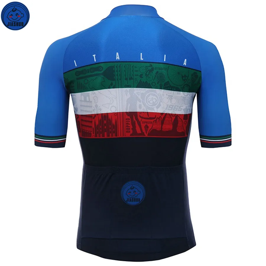 Personnalisé nouveau 2017 Italia vtt course sur route équipe vélo Pro cyclisme maillot dessus de chemise vêtements respiration Air JIASHUO5799830
