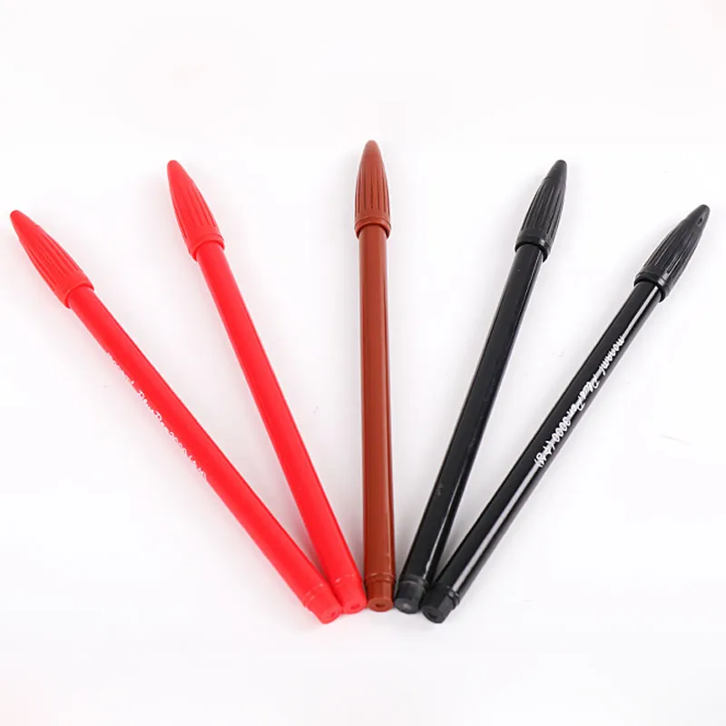 10 Teile/los Augenbraue Marker Stift Für Permanent Make-Up Microblading Zubehör Tattoo Werkzeuge Haut Marker Stift Für Micro Anfänger Tempor7250357