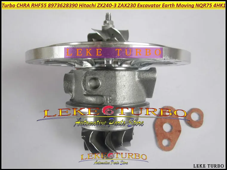 RHF55 8973628390 turbo Cartridge CHRA for Hitachi ZX240-3 ZAX240-3 ZAX230 Excavator ISUZU Earth Moving NQR75 4HK1 Turbocharger (4)