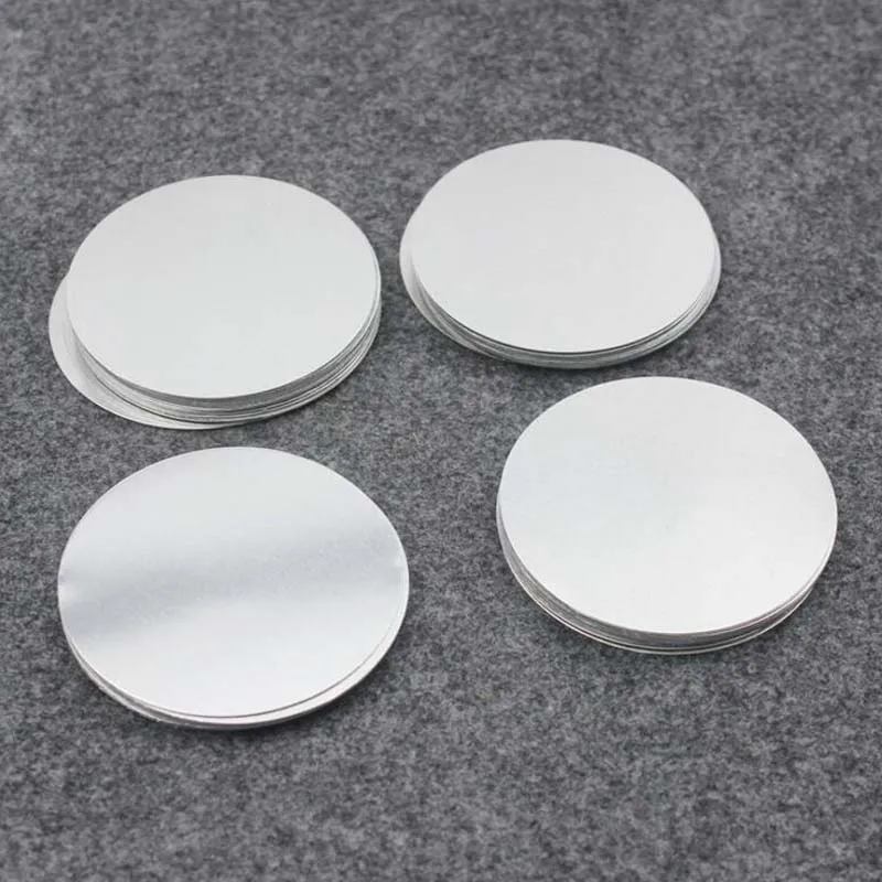 58mm Aluminum Stamping Blanks 2 28 Inch Diameter - Raw Brushed Finish Round Circle Disc Tags 0758LT DHL 247f