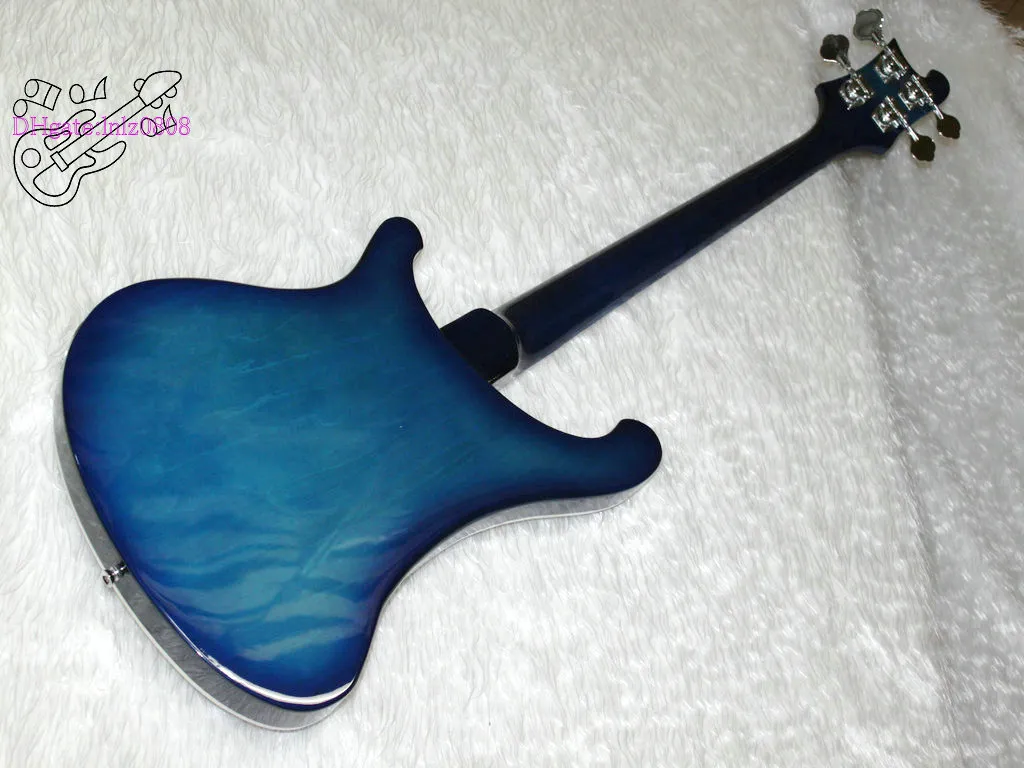 Nuevo estilo Azul 4 cuerdas 4003 Bajo eléctrico Nueva llegada Guitarras al por mayor Top Instrumentos musicales envío gratis