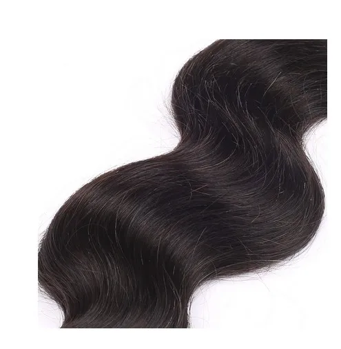 غير المجهزة العذراء البرازيلي شعر الجسم موجة الشعر البشري الطبيعي الأسود 100 جرام البرازيلي نسج الشعر حزم ، لا ذرف ، تشابك الحرة