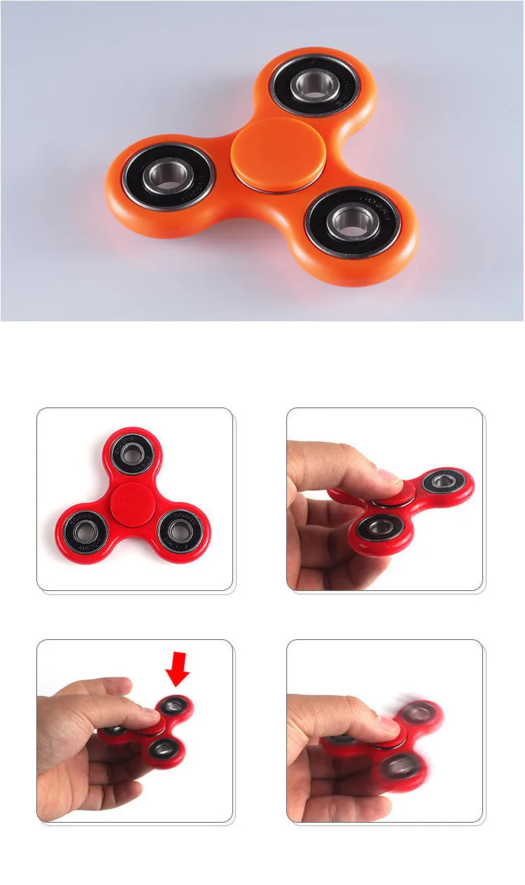 Hot EDC HandSpinner Fingertips Spiral Spinner Hand Spinner Acrylic Plastic s Toys Gyro Anxiety Spinner Toy2586806
