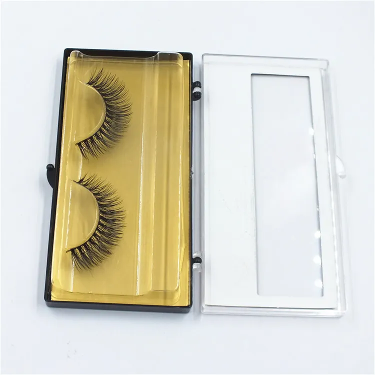 Real Mink Eyelashes Handmade Natural Long Thick Soft Crossing Eye Lashes High Quality