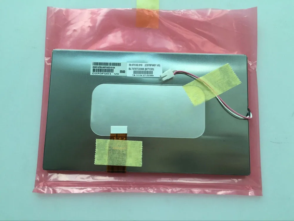 Écran LCD TFT 7 Pouces Pour AUO C070FW01 V0 - Résolution 480x234 - 26 Broches FPC