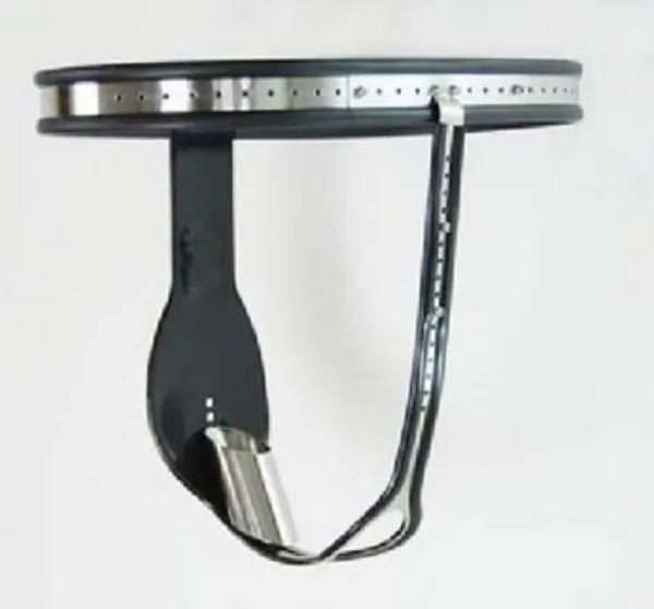 M131 nouveau bondage mâle en acier inoxydable verrouillable réglable dispositifs de ceinture de chasteté ceintures de chasteté, sex toys pour hommes