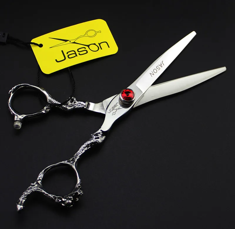 6.0 Polegada Jason JP440C Profissional Tesoura De Cabeleireiro Set Tesoura De Corte De Cabelo Emagrecimento Tesoura Kit Barber Salon Tesouras, LZS0459