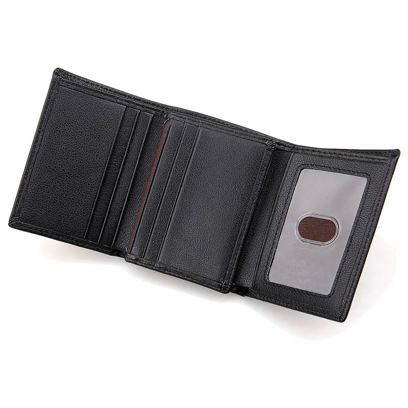 男性レザーウォレット財布RFIDデザイナー財布財務財布純正レザー財布男性