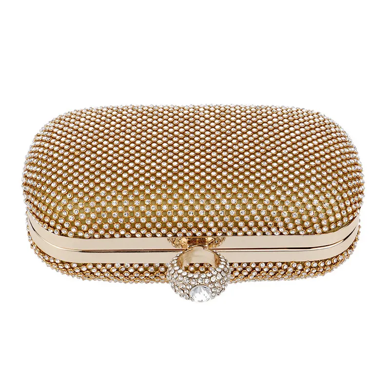 Abend-Clutch-Taschen, diamantbesetzte Abendtasche mit Kette, Umhängetasche, Damenhandtaschen, Geldbörsen, Abendtasche für Hochzeit218S