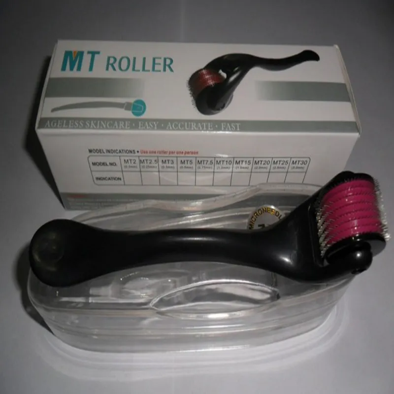 MT titanium 540 Micro Needle Skin Roller علاج الأمراض الجلدية ، الجلد Microneedle Dermaroller