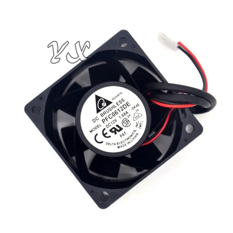 original New PFC0612DE 12V 1.68A 6038 6CM high speed cooling fan server for DELTA 60*60*38mm