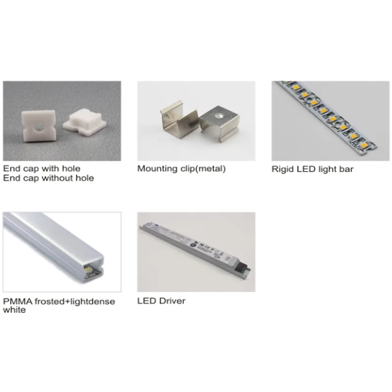 20 x 1 m Sätze/Los Al6063 U-Aluminiumprofil-LED-Streifen und LED-Kanal-Aluminium eines chinesischen Lieferanten für Boden- oder Bodenbeleuchtung