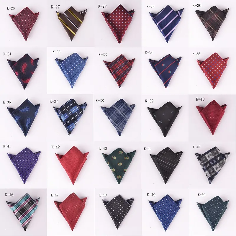 New cash poche mouchoir de mode robe haut de gamme petit carré mariage parti mouchoir serviette cravate 61 couleurs en gros DHL gratuit