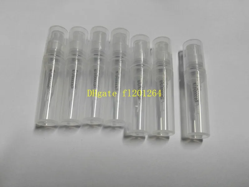 100 adet/grup ÜCRETSİZ Kargo Yeni 2 ml 3 ML parfüm atomizer, Şeffaf Parfüm şişesi, Şeffaf parfüm püskürtücü, Sprey şişesi