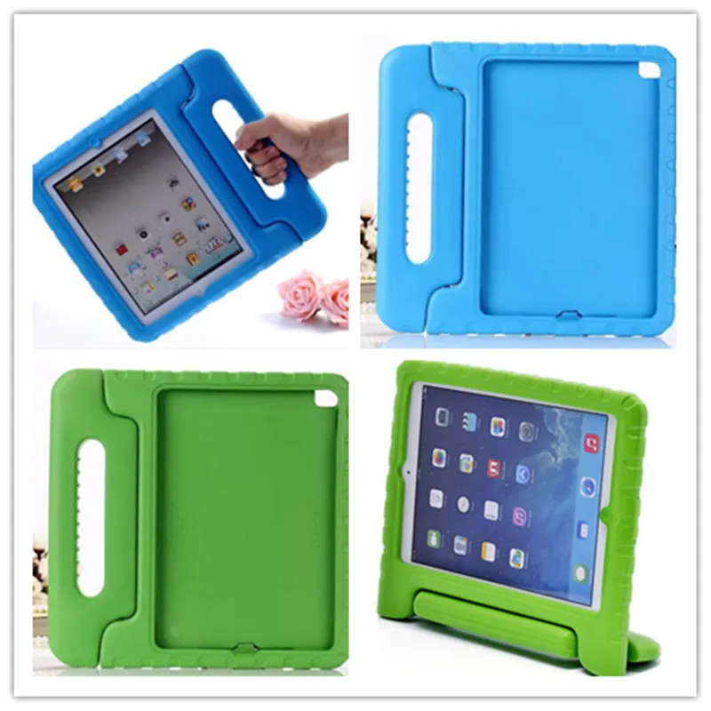 Przenośne dzieci Safe Foam Shock Proof Eva Case Handle Cover Stand do iPada Mini 1234 2/3/4 Air 5 6 Pro Darmowa Wysyłka