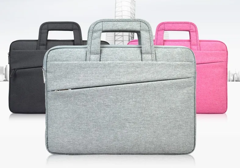 ビジネスハンドバッグ。ノートパソコン用のバッグ。ブリーフケース。 11/12/13 / 14 / 15.4 / 15.6インチ。オックスフォードの布。防水。反地震タブレットPC、保護袋。