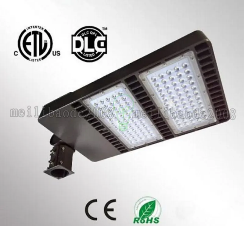 ETL DLC LED parkeringsplats hög bukt sko box lampa shoebox område lampa floodlight street light 48w 100w 200w 300w myy