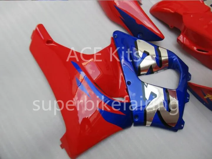 3 regalos gratuitos para el kit de carenado de motocicleta para HONDA CBR900RR 98 99 CBR 900RR 919 1998 1999 Conjunto de carenados de ABS rojo azul blanco AS6