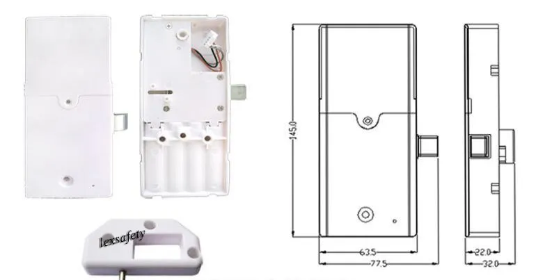 Metal RFID Card Key Password Lock Touch Knappsats Digitalt elektroniskt skåp Skåp Lås, Knapplås / Lock Tangentlås