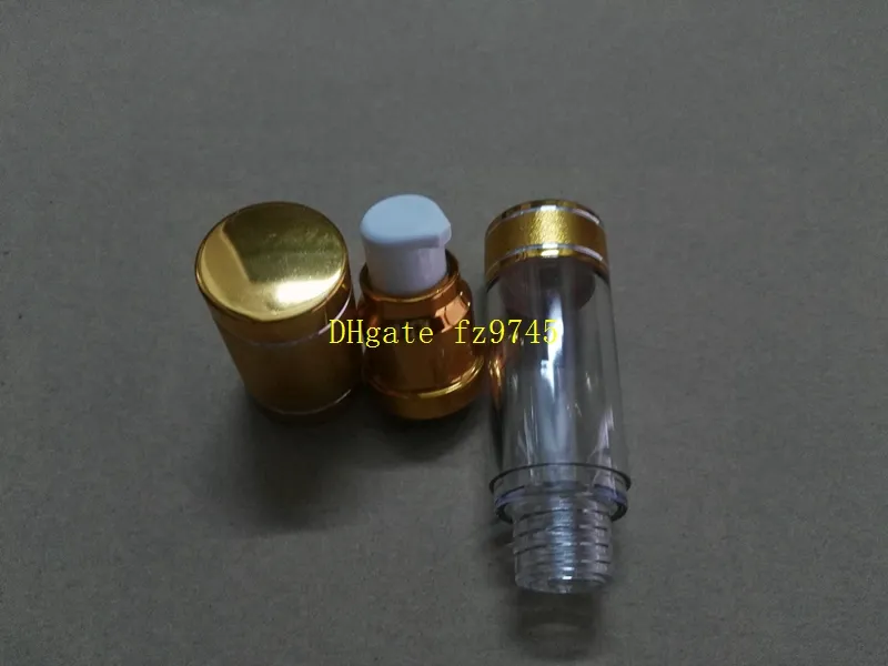 100 teile/los 15 ML 30 ML Sekante Vakuum sprühflasche Airless Pumpe kosmetik parfüm flasche glas Probe Eloxiertem aluminium sand