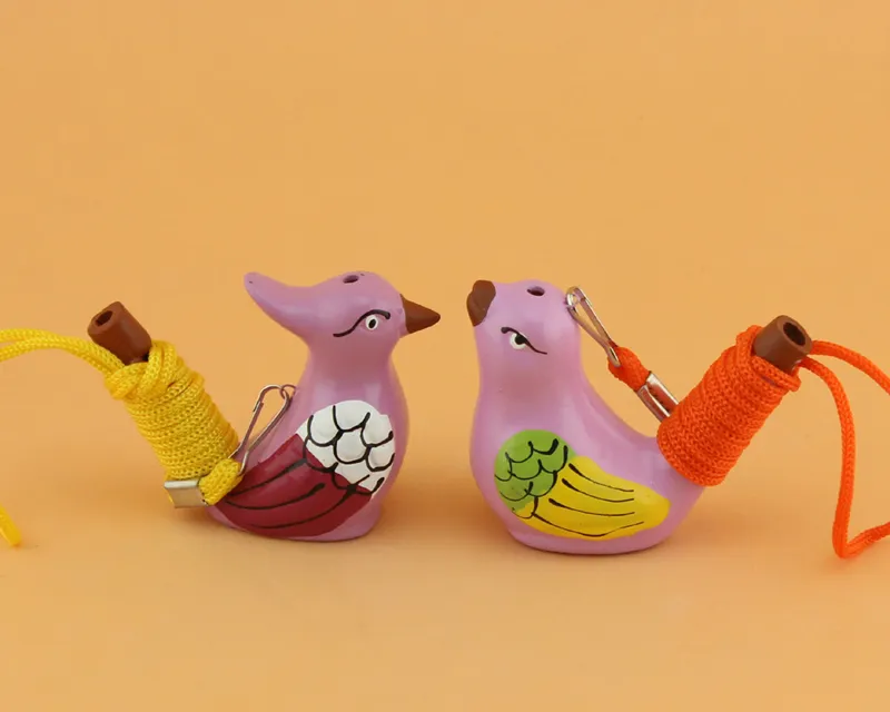 Ceramiczna woda Ptak Whistle Home Decoration Children Gifts