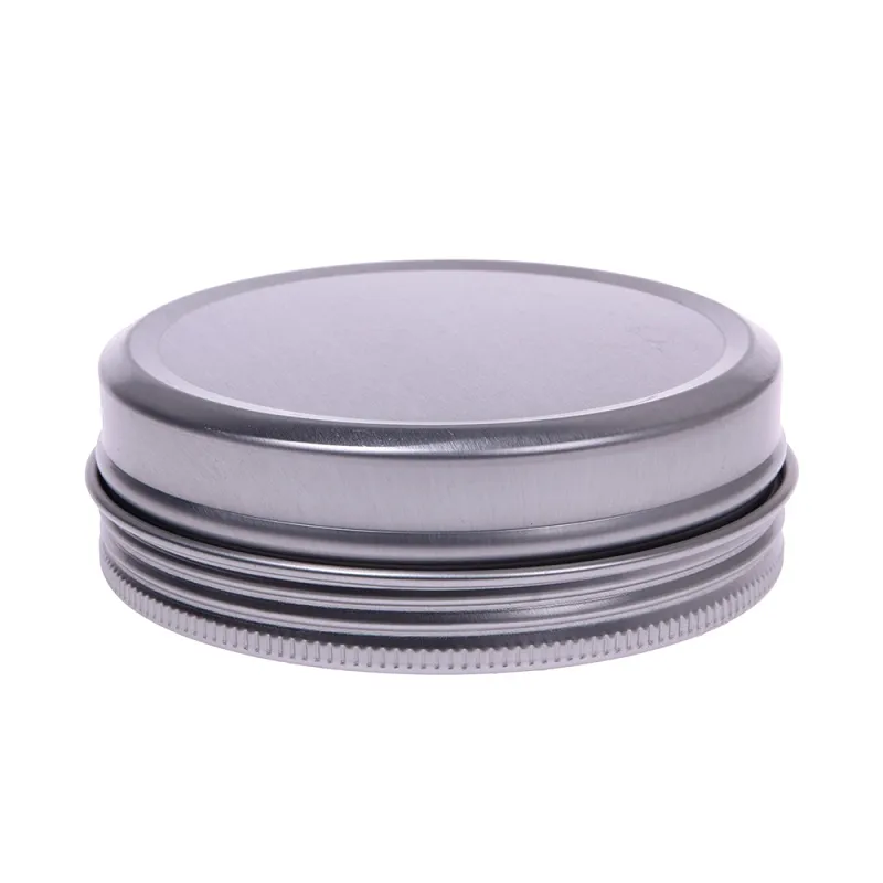 5g 10g 15g 20g 30g 40g 50g 60g 100g Makeup Aluminium Jar Tin Pot Nail Art Lip Empty Cosmetic Containers Screw Thread Cream Storage F201735