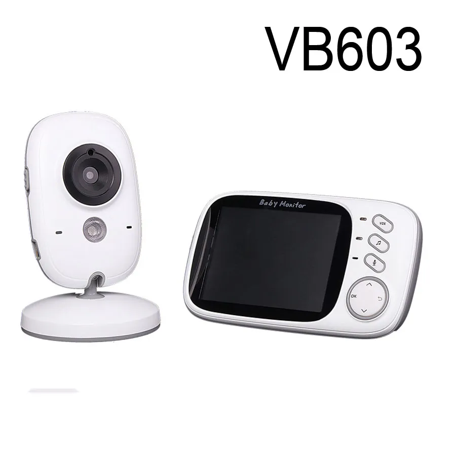 VB603 Video Baby Monitor 2.4G Wireless with 3.2 Inches LCD 2 Way Audio Talk Night Vision Surveillance Security Camera Babysitter