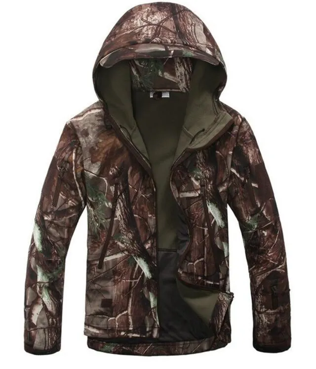 Armée Camouflage Hommes Manteau Militaire Tactique Vestes Hommes Imperméable Coupe-Vent Imperméable Chasse Vêtements Hommes Veste Livraison Gratuite