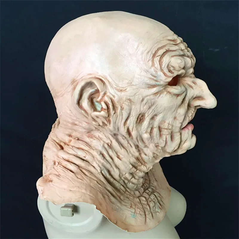 Ny Halloween Blood Skull Mask Latex Skrämmande Parys Haunted House Zombies Skräck Dekoration Rib Muscle Devil Terror Masks Vampyr Gratis frakt