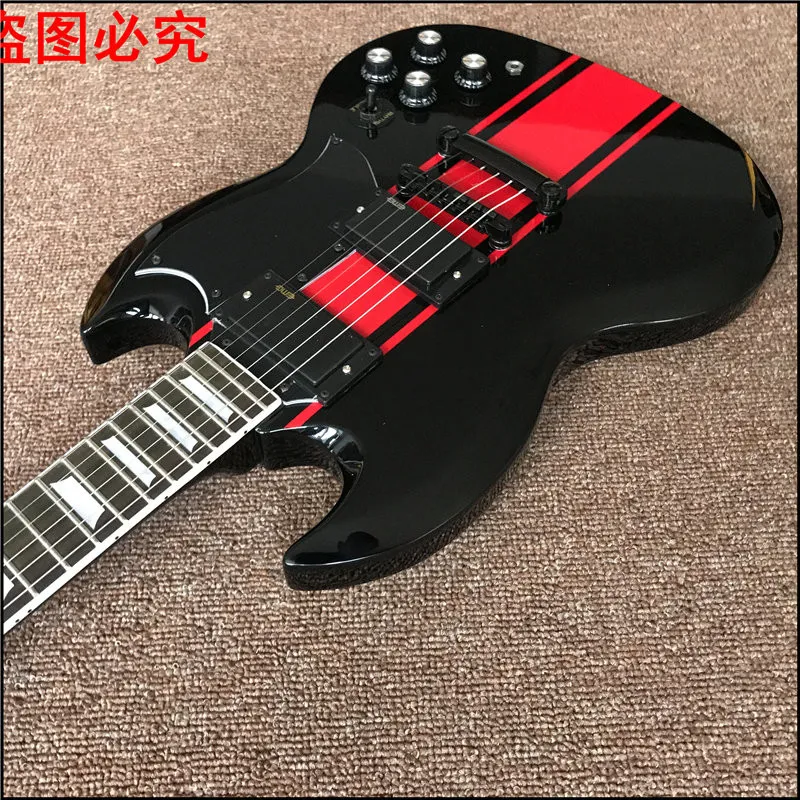 2017 Musical Instruments Chinese Electric Guitars 22 Stängt knopp Brasilien Wood Ny ankomst Custom Shop SG G400 Real PO Shows8209048